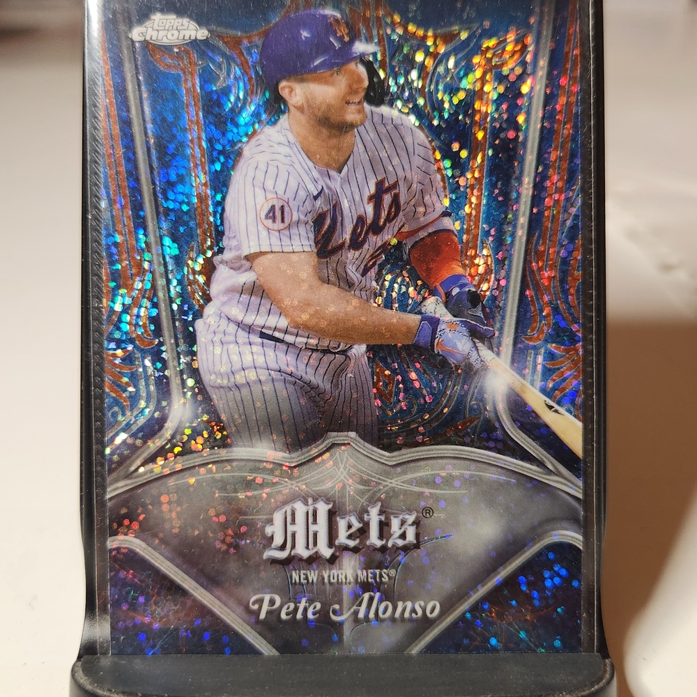 2022 Topps Chrome Pinstriped Pete Alonso #P-11 ⚾💎